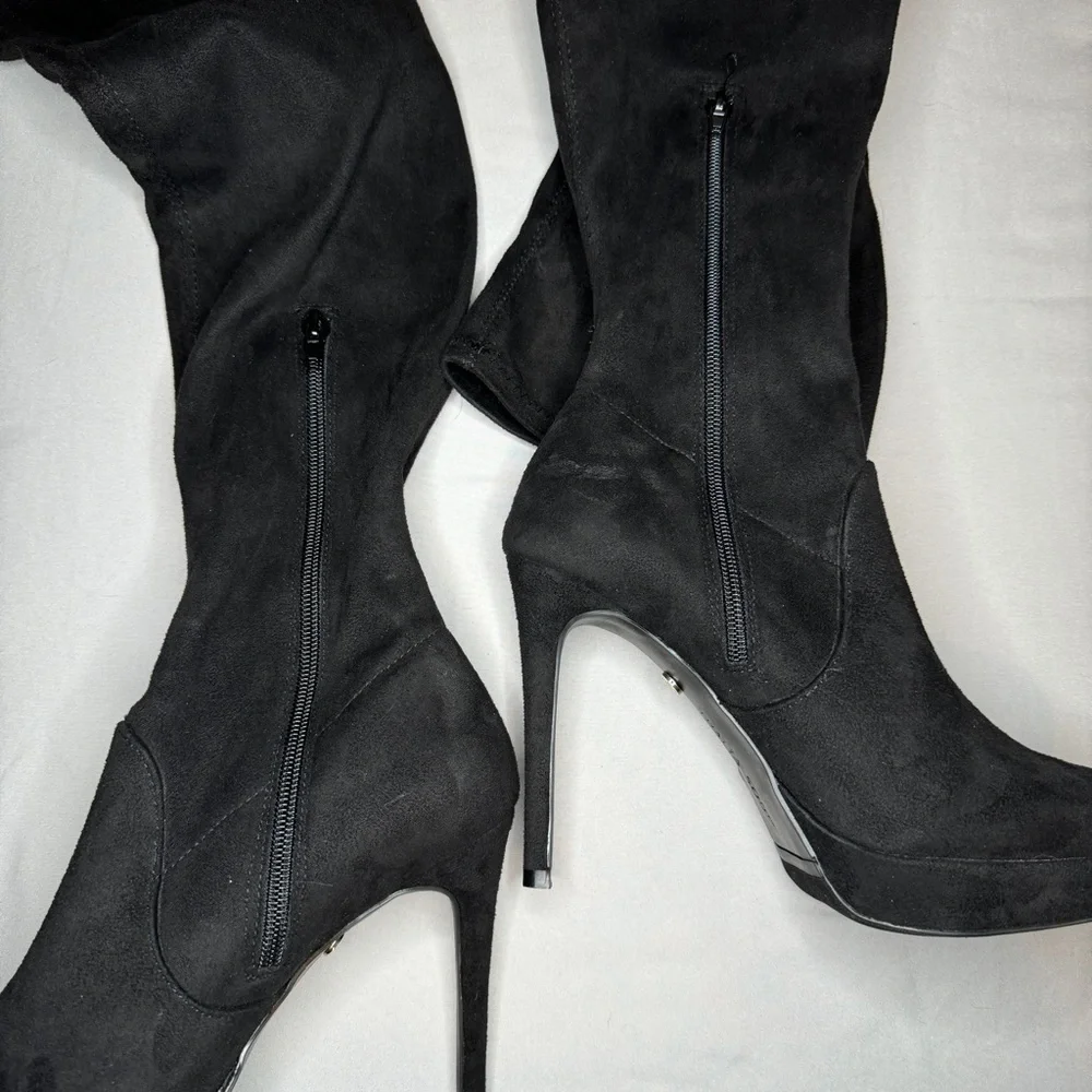 Thalia Sodi New Over the Knee  Stiletto Boots Size 6.5 - Picture 2 of 6